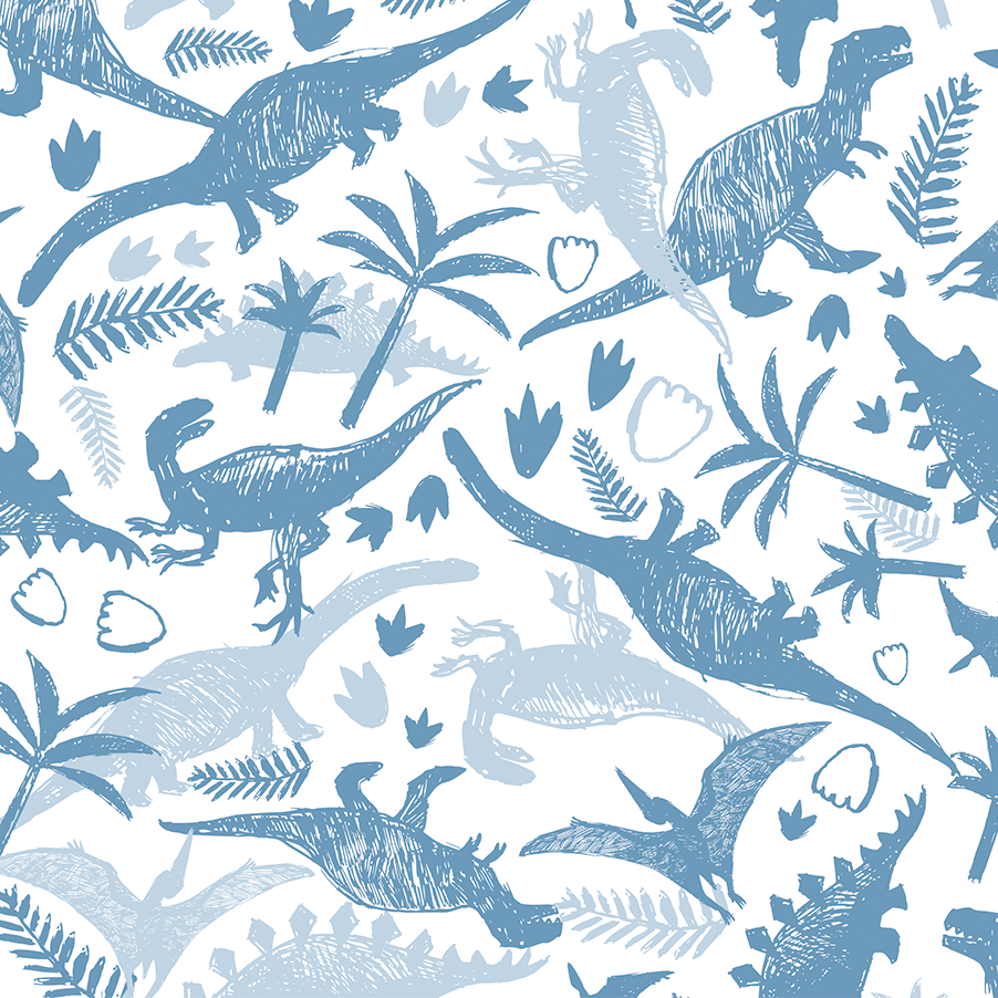 Dinosauri Blu - Disegno