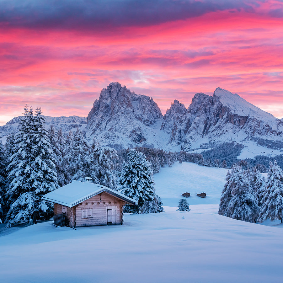 Tramonto in Alpe di Siusi