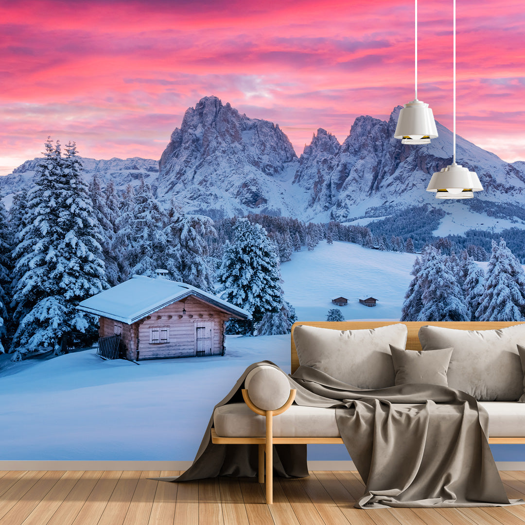 Tramonto in Alpe di Siusi