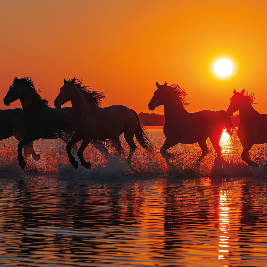 Cavalli al Tramonto