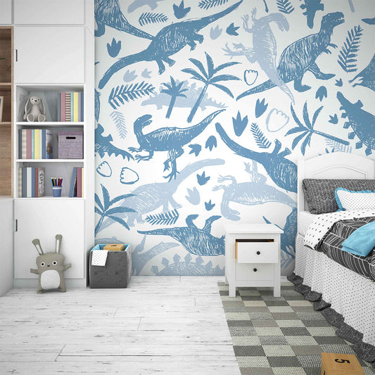 Dinosauri Blu - Disegno